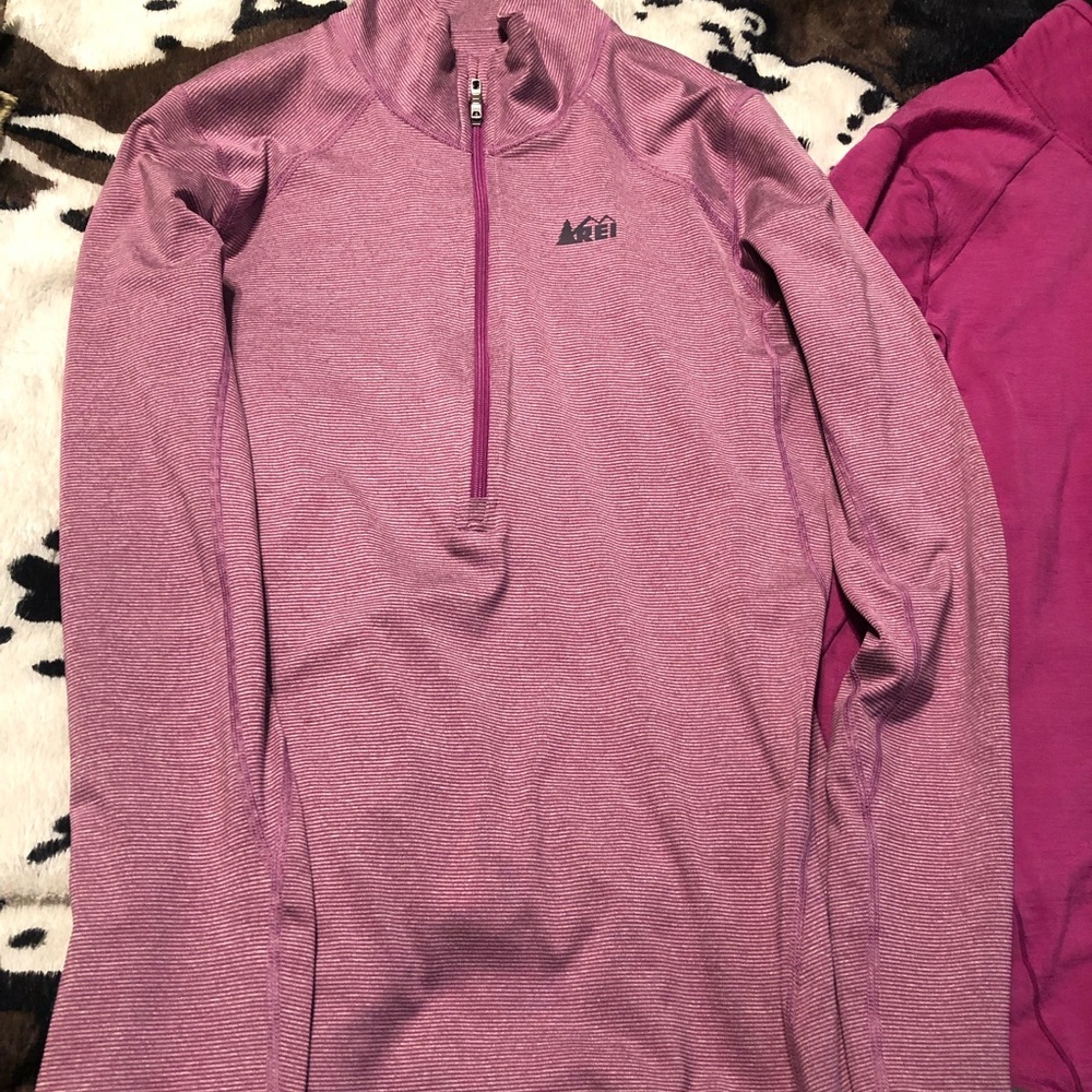 2 REI Half Zip Womens size small